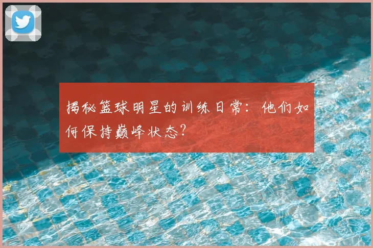 揭秘篮球明星的训练日常：他们如何保持巅峰状态？